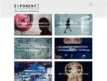 Tablet Screenshot of exponent3.com